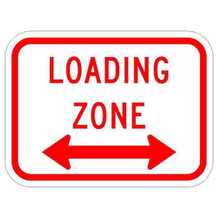 Sign Solutions Usa 12 in W, 9 in H, Aluminum, White DUS08DWT1209R8-3gP